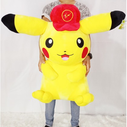 Pokemon Lighting  Pikachu（Stretch Cotton）SoftToys/PlushToys/KidsToys 70cm 宝可梦闪电皮卡丘娃娃玩具公仔70厘米